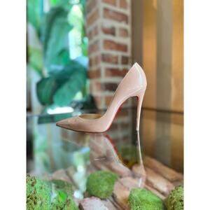 CHRISTIAN LOUBOUTIN Iriza Patent Calf Leather Pumps SZ36.5(6.5US)